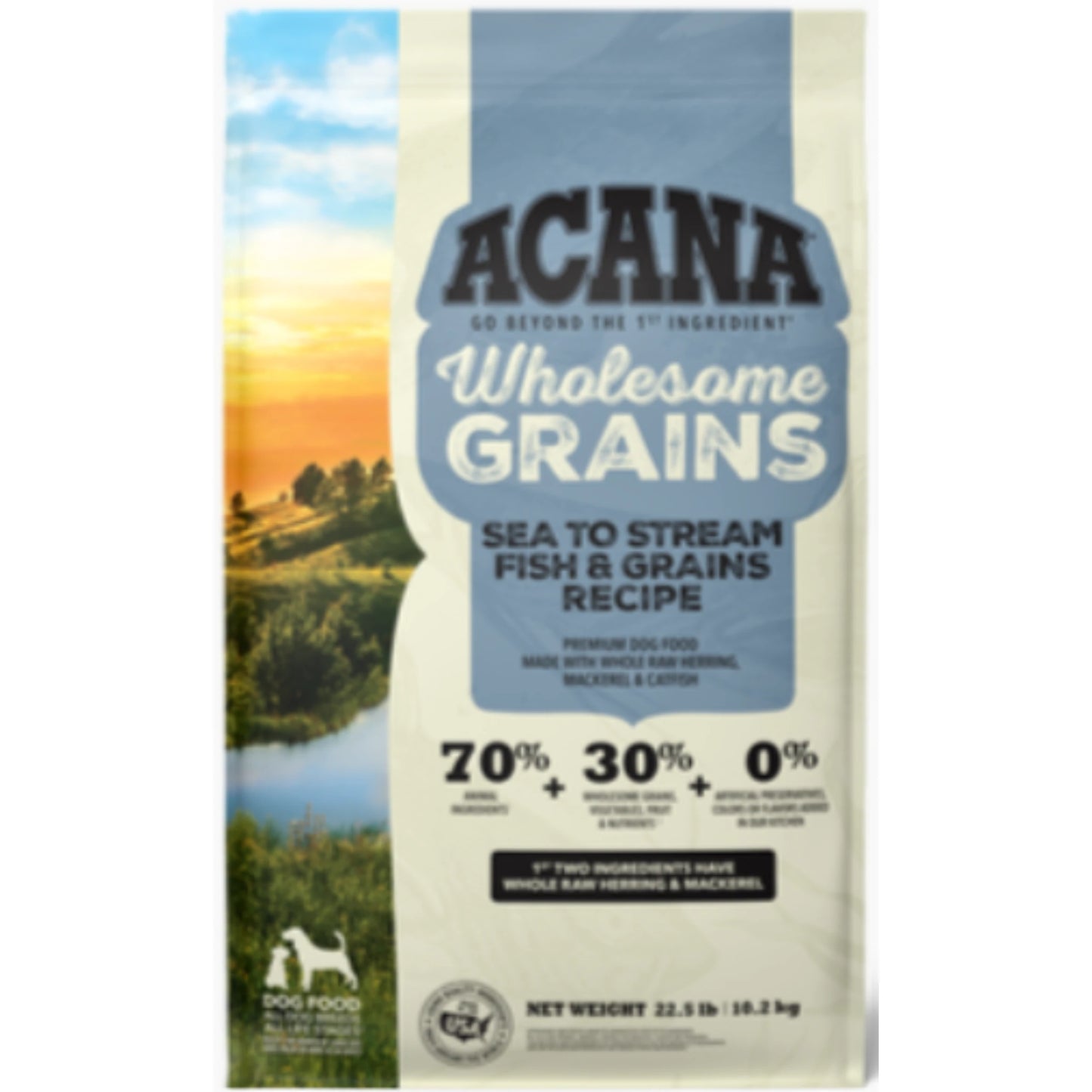 אקאנה לכל הגזעים והגילאים מבוסס דגים