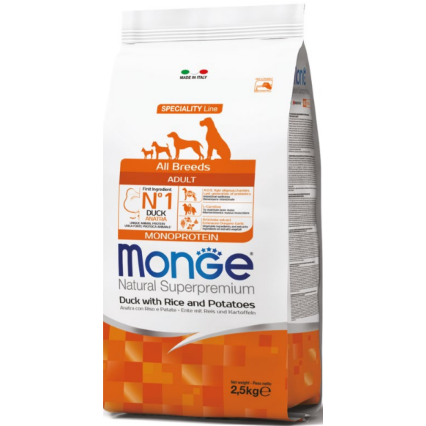 מונג' לבוגרים מכל הגזעים מבוסס ברווז