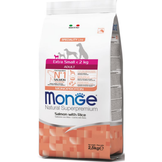 מונג' לבוגרים מגזע קטן מאוד מבוסס סלמון