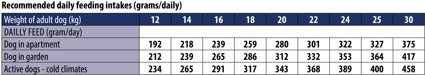 מונג' לבוגרים מגזע בינוני מבוסס עוף
