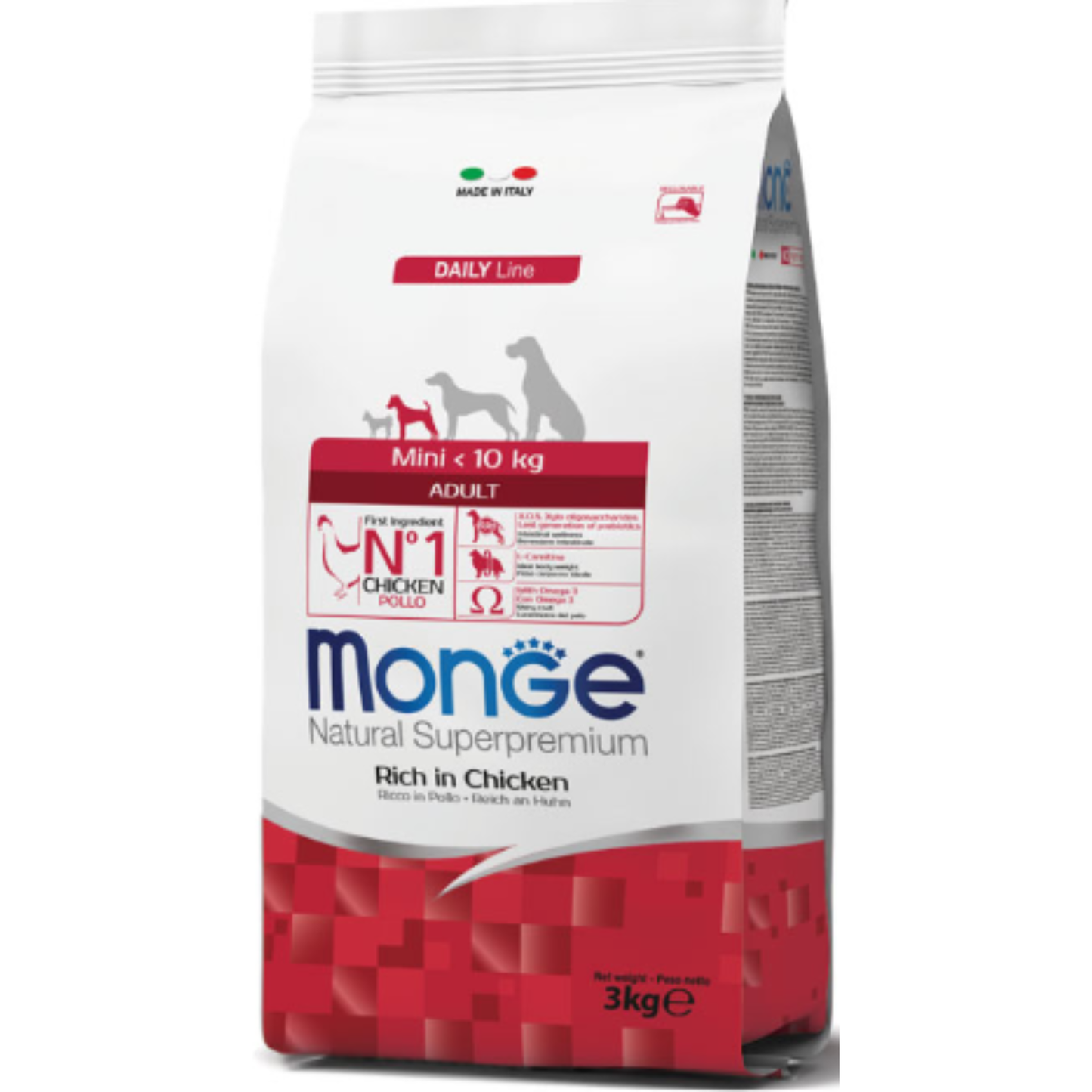 מונג' לגורים מגזע קטן מבוסס עוף