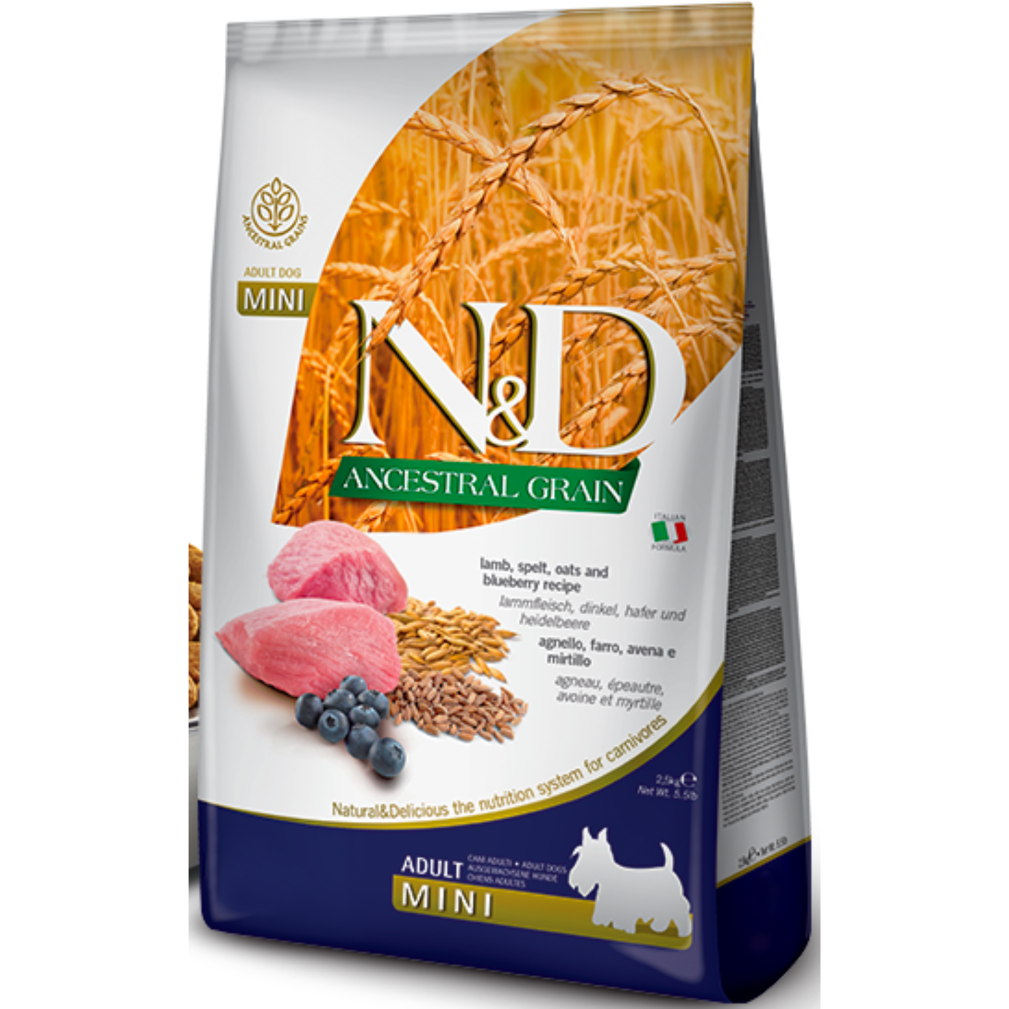 נטורל אנד דלישס לבוגרים מגזע קטן מבוסס כבש