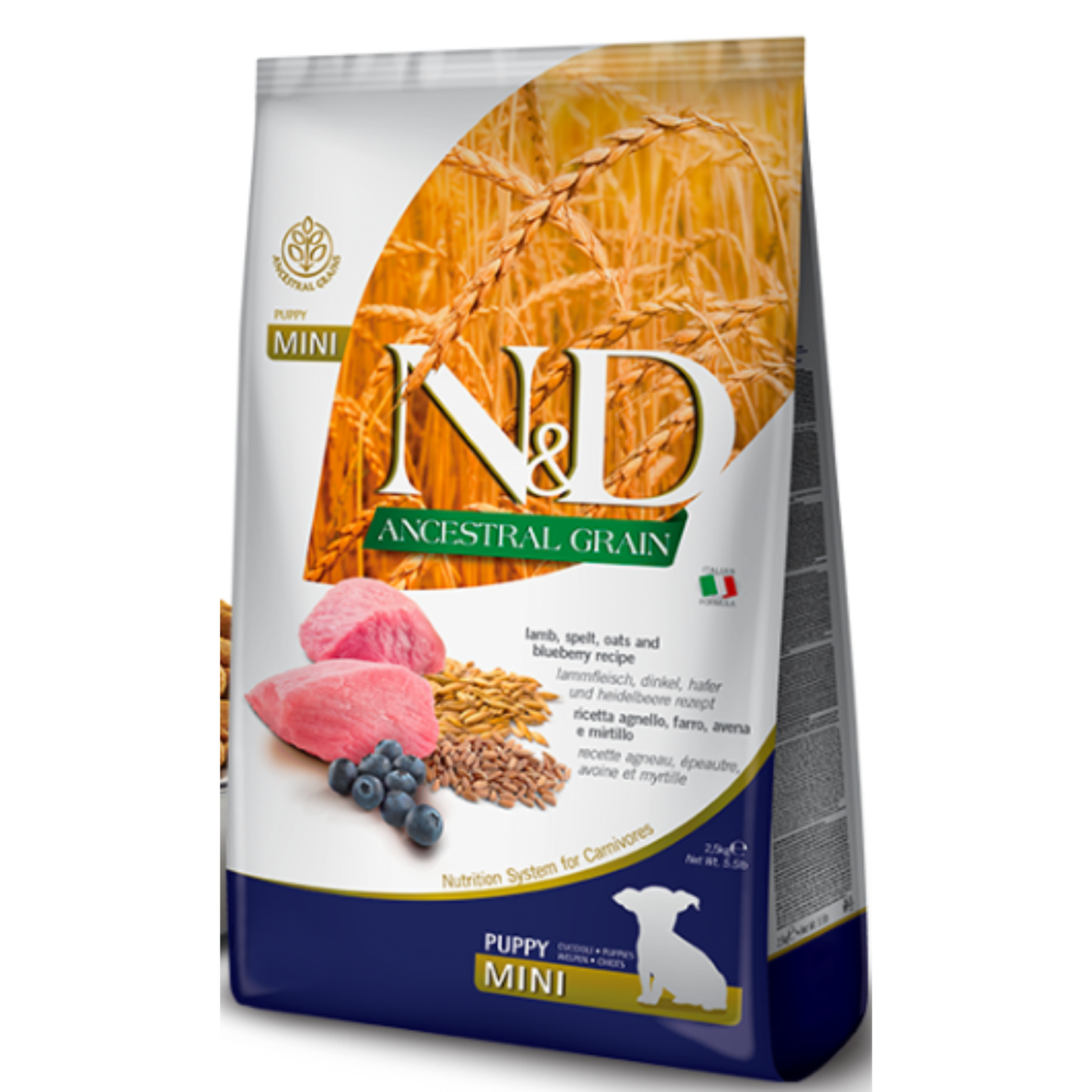 נטורל אנד דלישס לגורים מגזע קטן מבוסס כבש